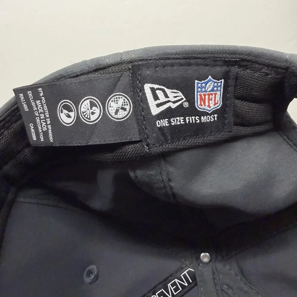 Atlanta Falcons New Era 9SEVENTY Hat Cap Patch Performance NFL Sideline Charcoal